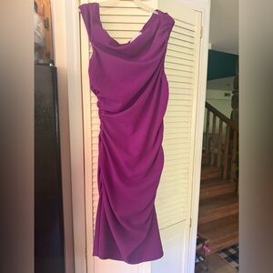 Elegant Purple Women's Dress
